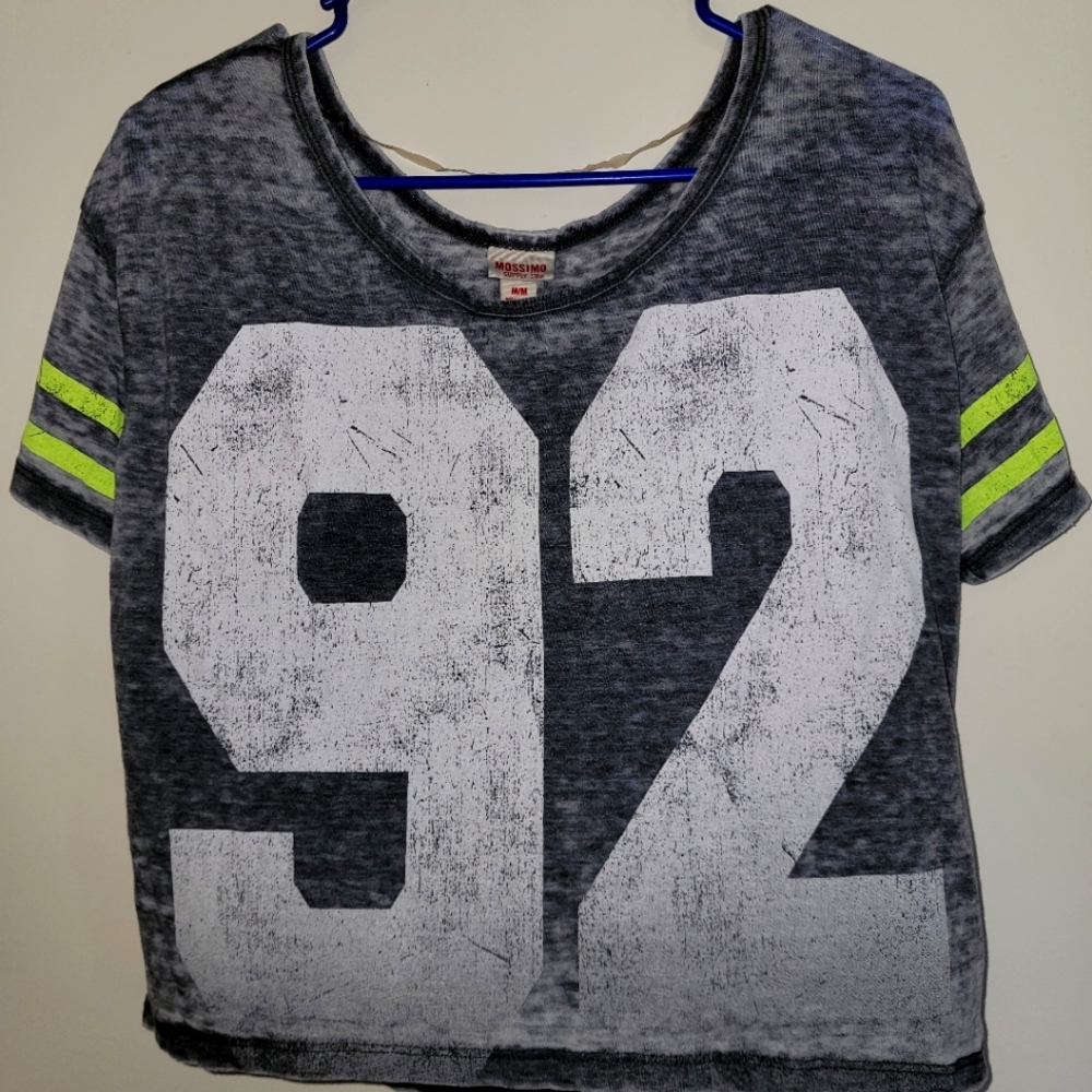 Football style t-shirt